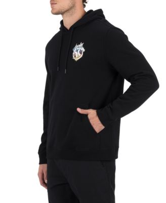 Men's Crusty Printed Graphic Pull-On Hoodie