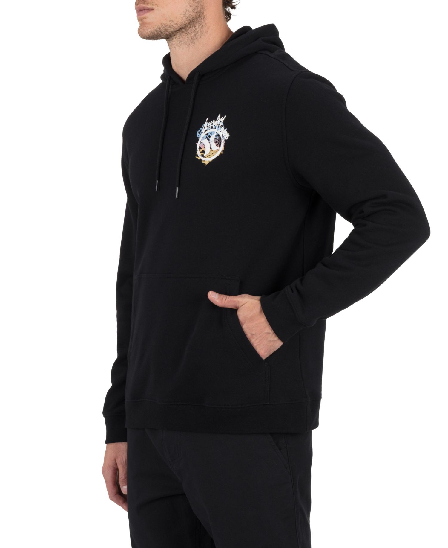 Men's Crusty Printed Graphic Pull-On Hoodie
