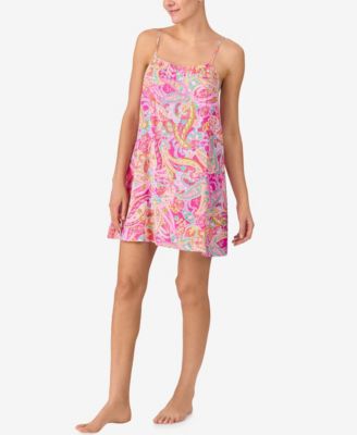 Women's Sleeveless Chemise Short Night Gown