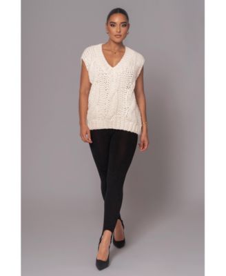 Women's Mari Cable Knit Vest
