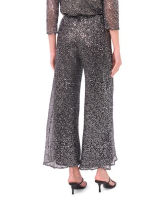 Women's Sequin Pull-On Pants