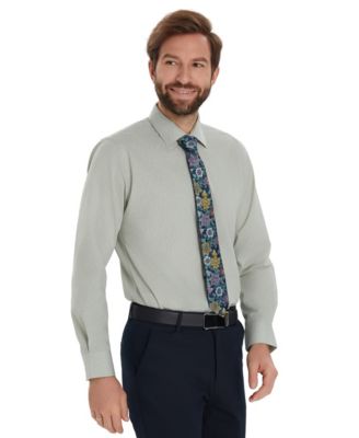 Men's Slim-Fit Vine Print Dress Shirt, Created for Macy's