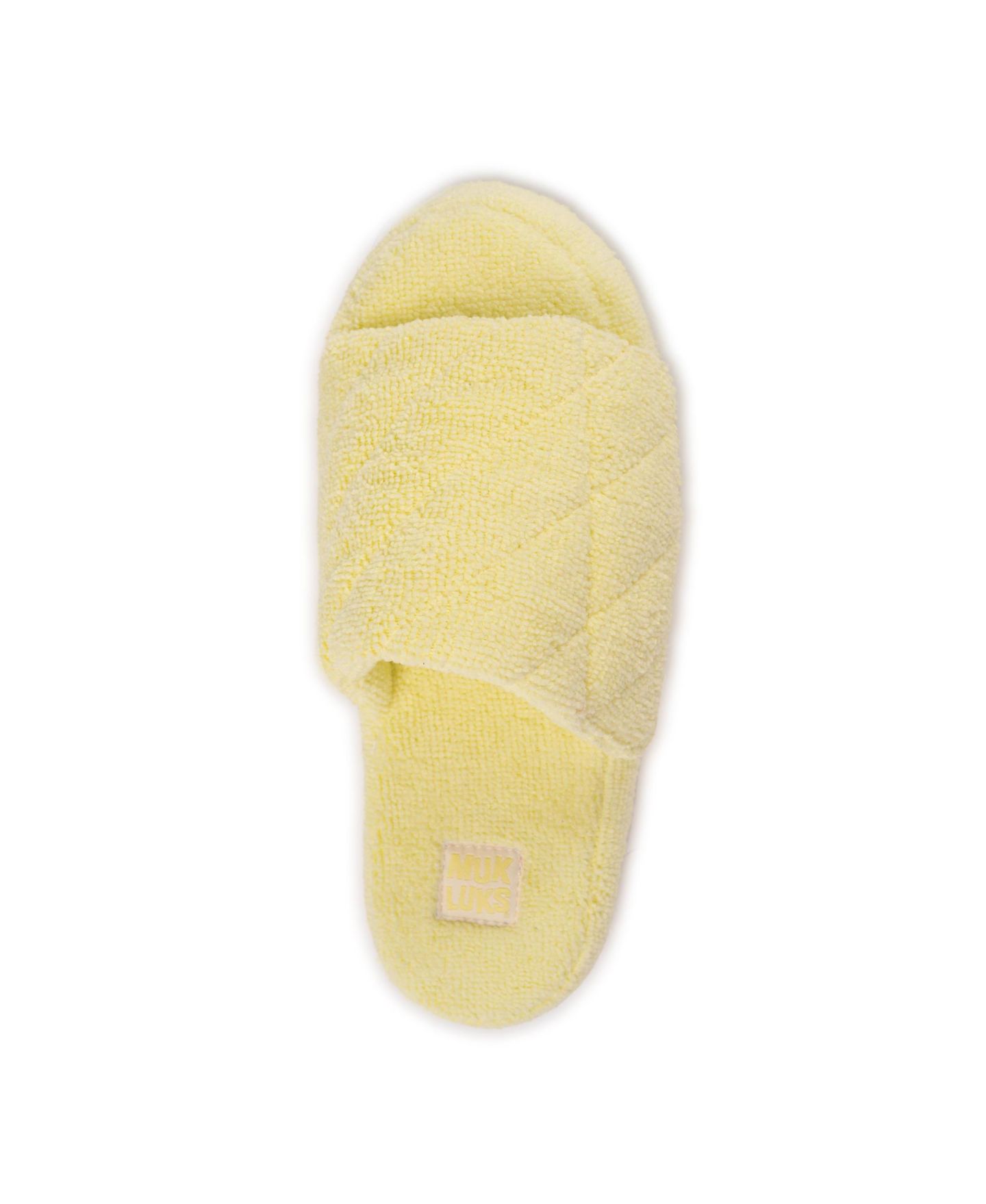 Женские тапочки MUK LUKS Oriole Slippers, цвет: Жёлтый — фото 3