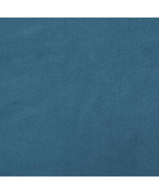 Footstool Blue 30.3"x21.7"x12.2" Velvet