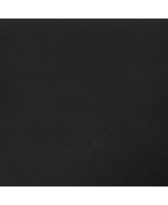 2-Seater Sofa Black 47.2" Faux Leather