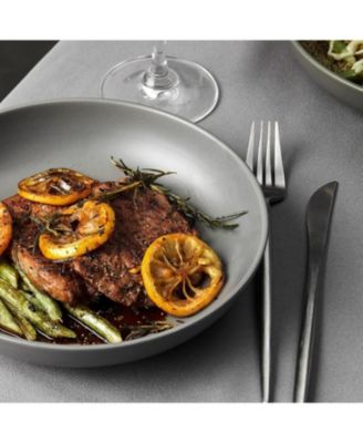 30oz Porcelain Salad & Soup Bowls – Set of 6 Pasta Serving Bowls, Durable, Microwave & Dishwasher Safe