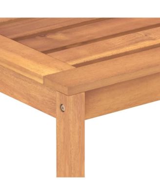 Garden Bench Warm Teak Solid Teak Wood Medium Durable