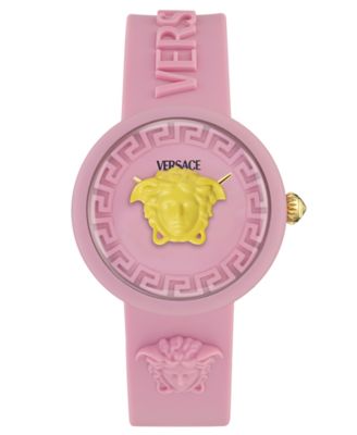 Kids Medusa Pop Pink Silicone Strap Watch 32mm