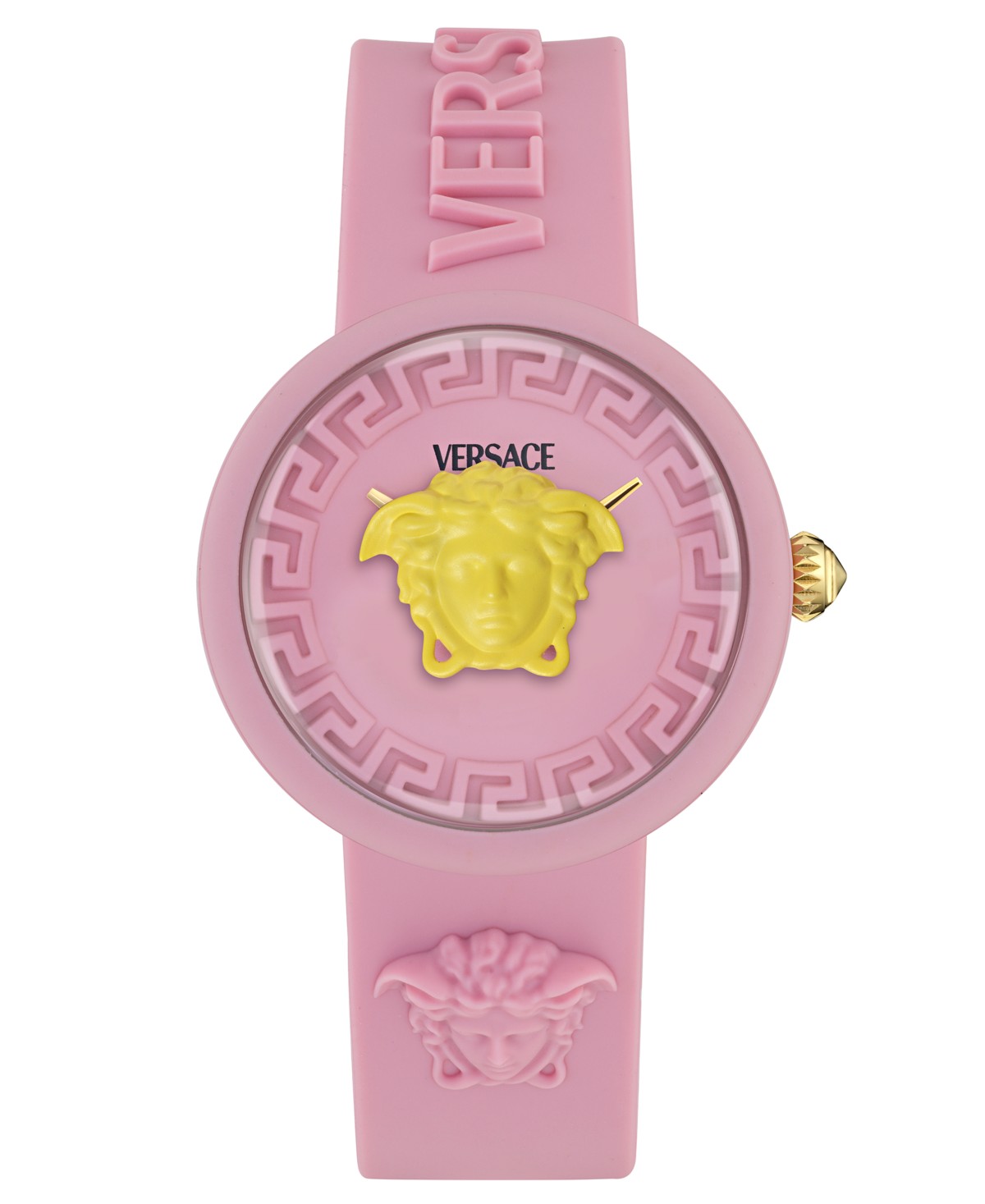 Versace Kids Medusa Pop Pink Silicone Strap Watch 32mm — фото 1