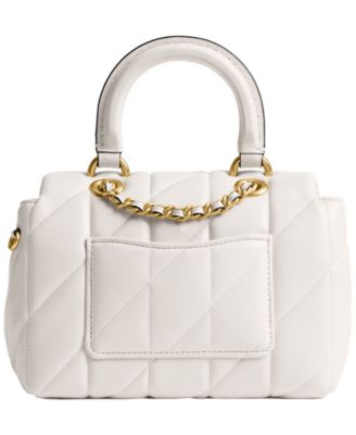 Quilted Tabby Mini Leather Top Handle Bag