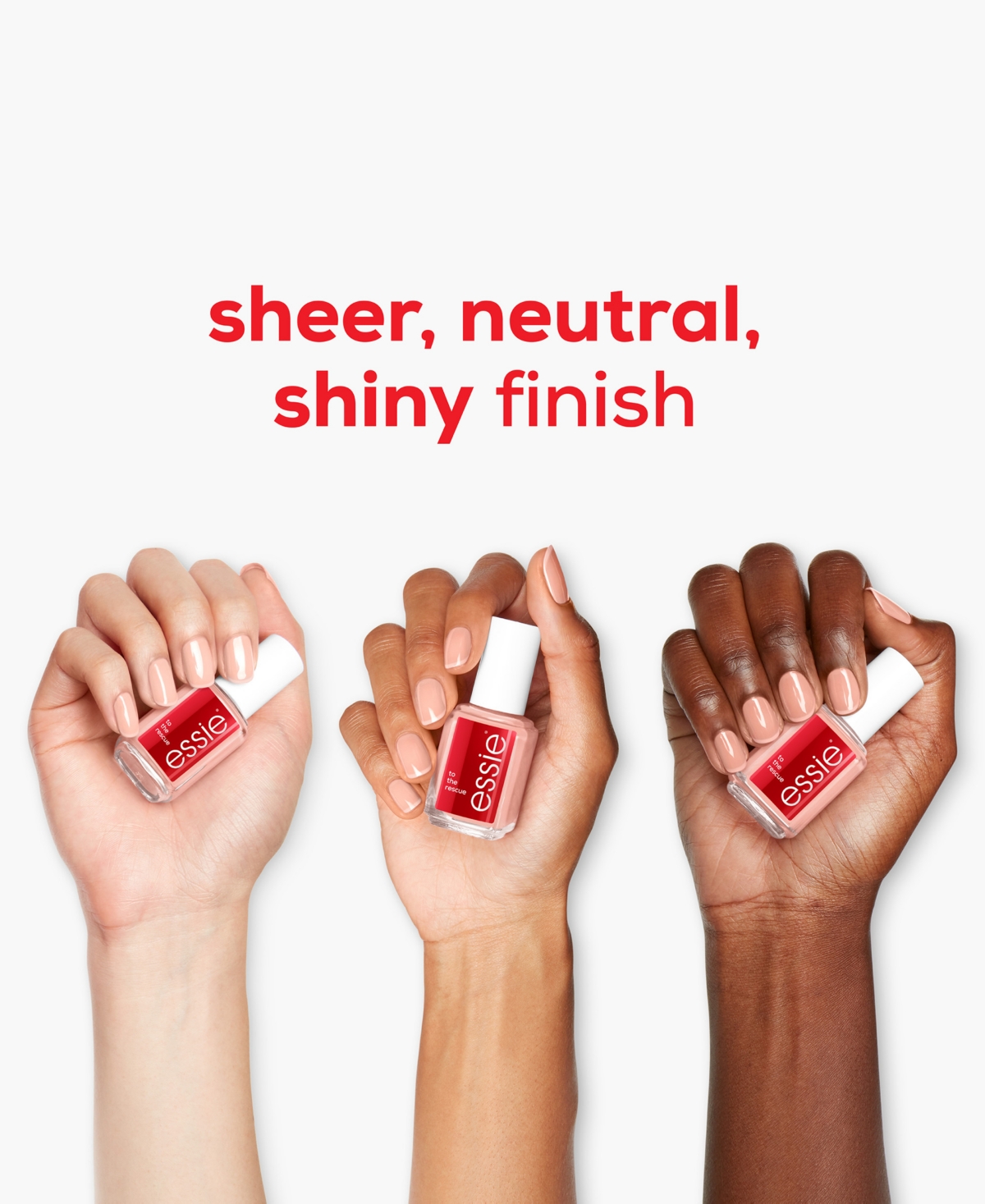 Essie To The Rescue Uv Gel Damage Nail Repair, 0.46 Oz. In Transparent