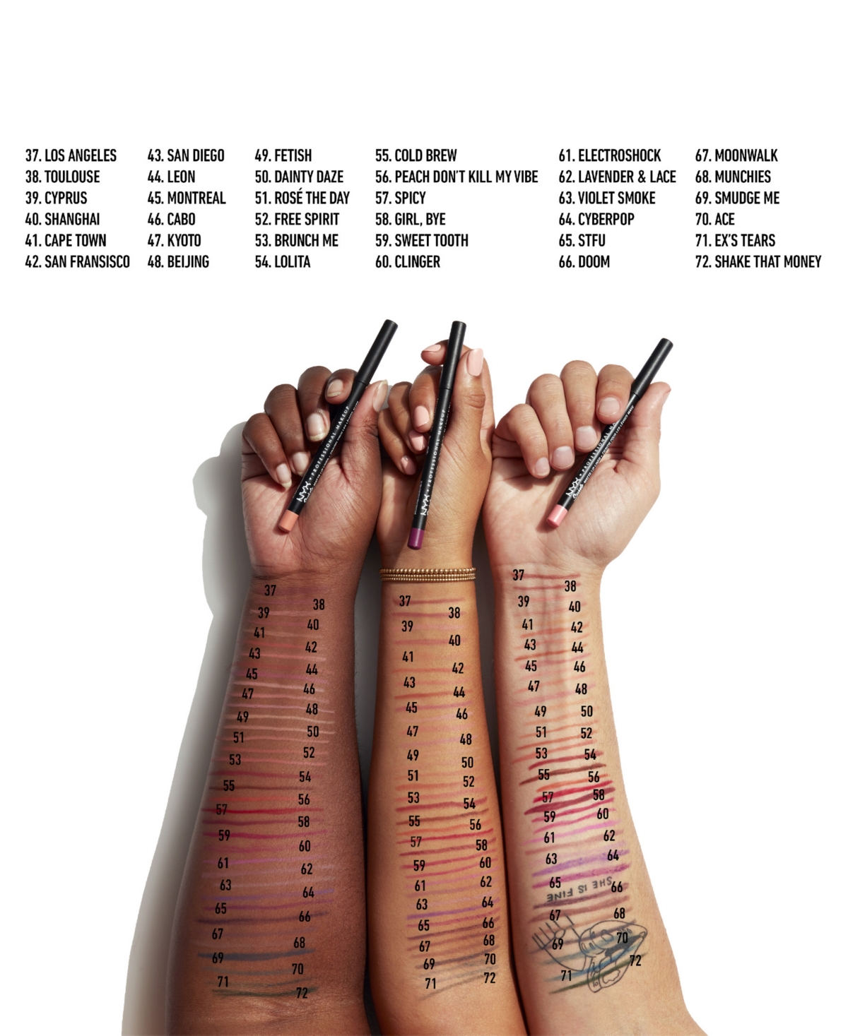 Nyx Professional Makeup Suede Matte Lip Liner In Brown