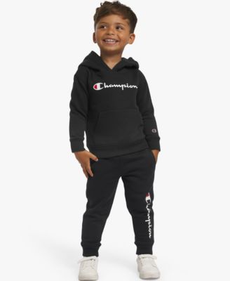 Boys' Toddler 2T-4T Long-Sleeve Hoodie, T-Shirt and Pants, 3-Piece Set