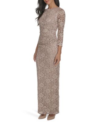 Women's 3/4-Sleeve Side Tuck Gown