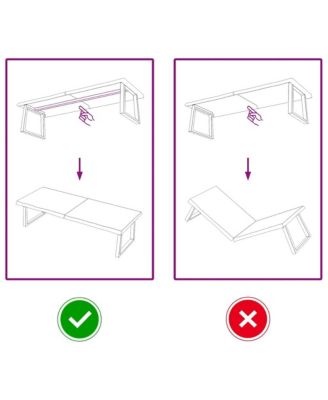 Wall Shelf Light brown Solid oak wood Large Foldable Wall Shelf