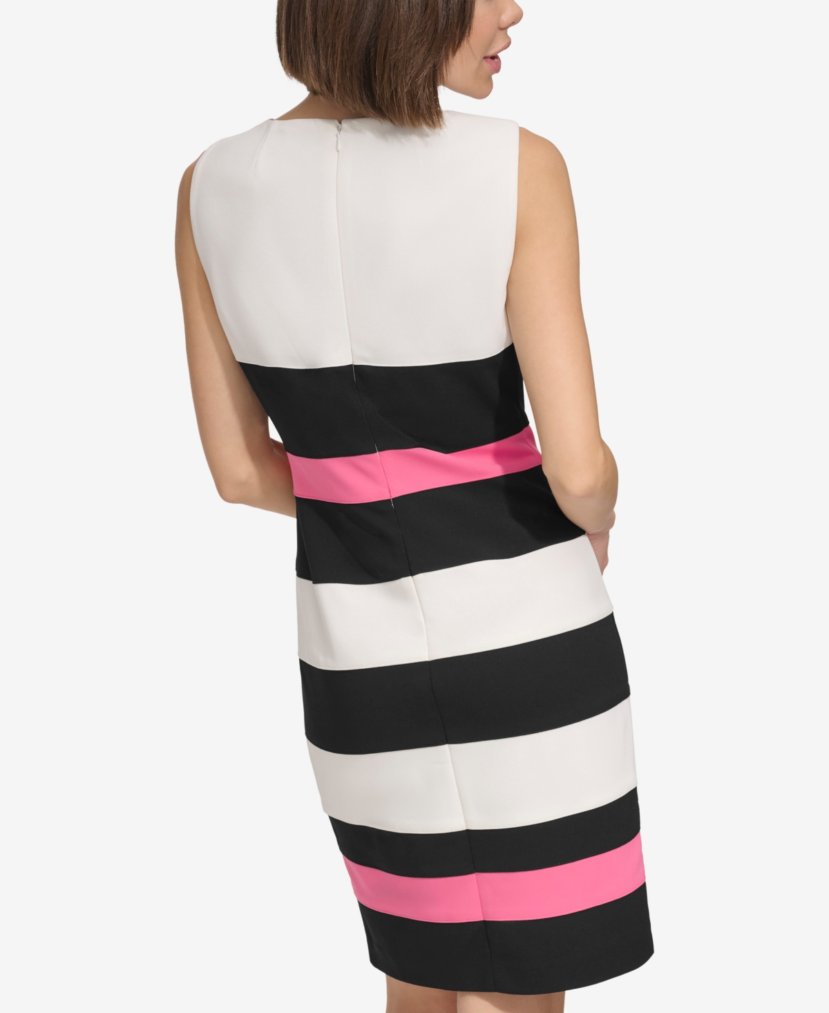 Tommy Hilfiger Colorblock Sheath Dress In Multi