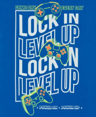 Boys' 5-20 Lock In Level Up Short-Sleeve T-Shirt