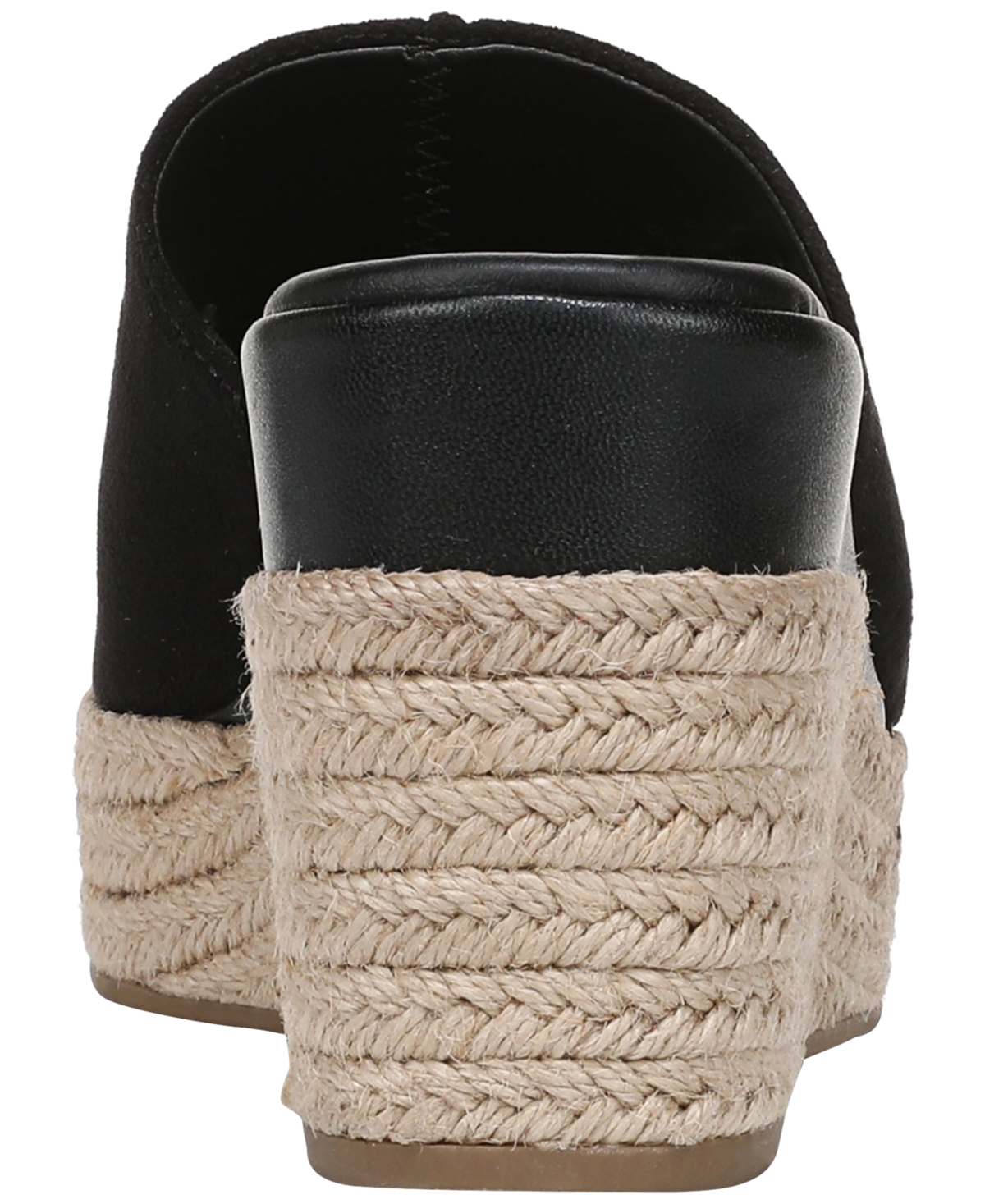 Lifestride Haute Espadrille Platform Wedge Slide Sandal In Black