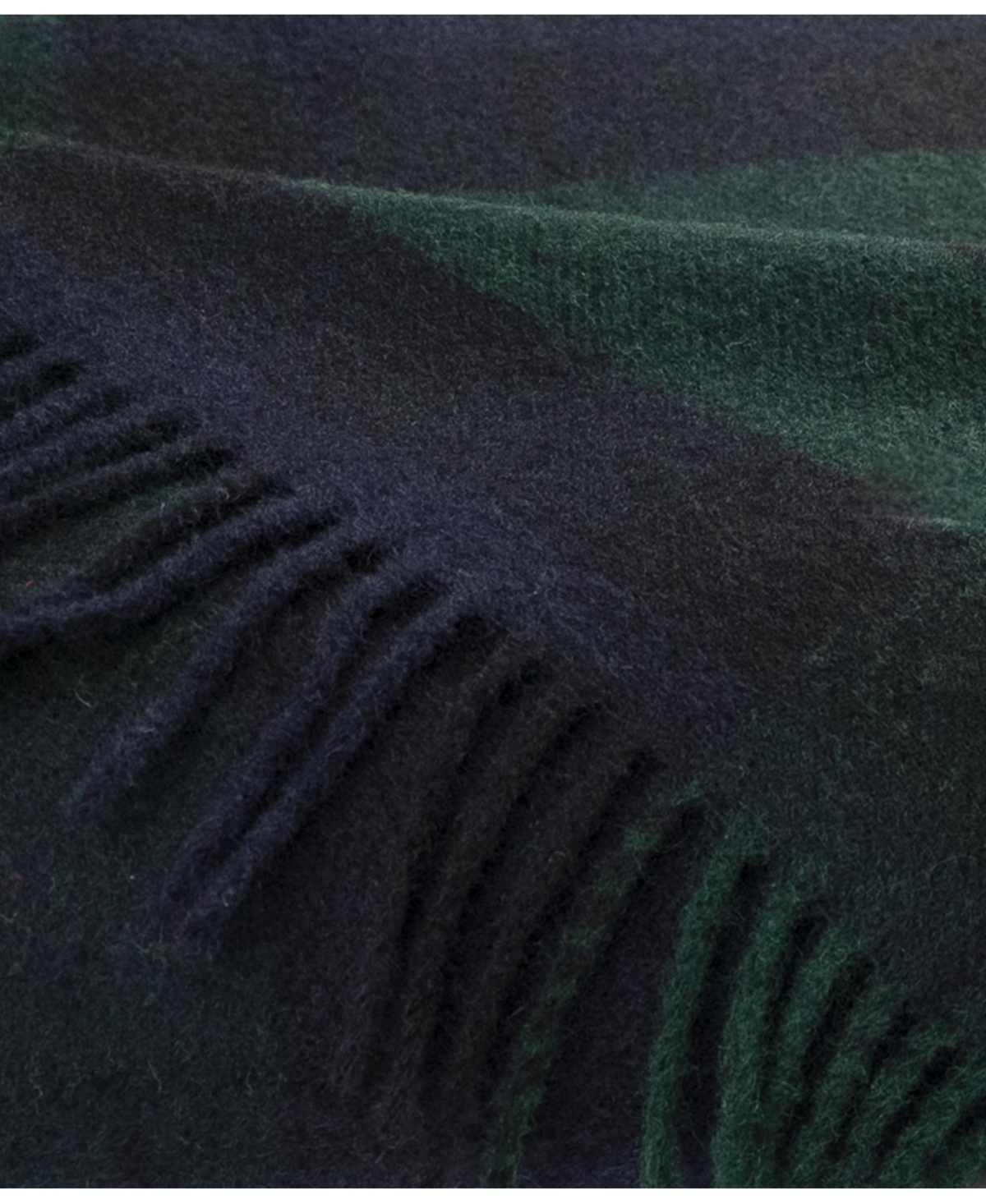 Prince of Scots Highland Tweeds Shetland Lambswool Throw, 55 " x 72"