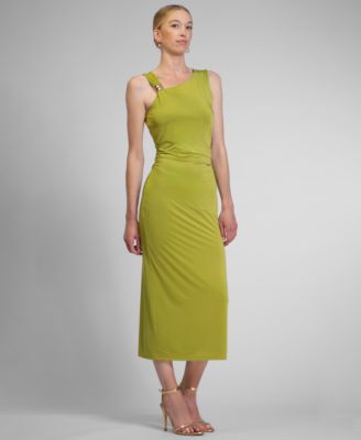 Women's One Shoulder Midi Dress