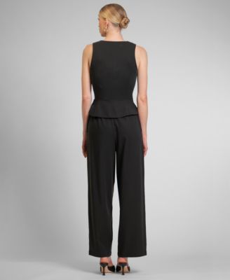 Women's Annie Peplum V-Neck Jumpsuit
