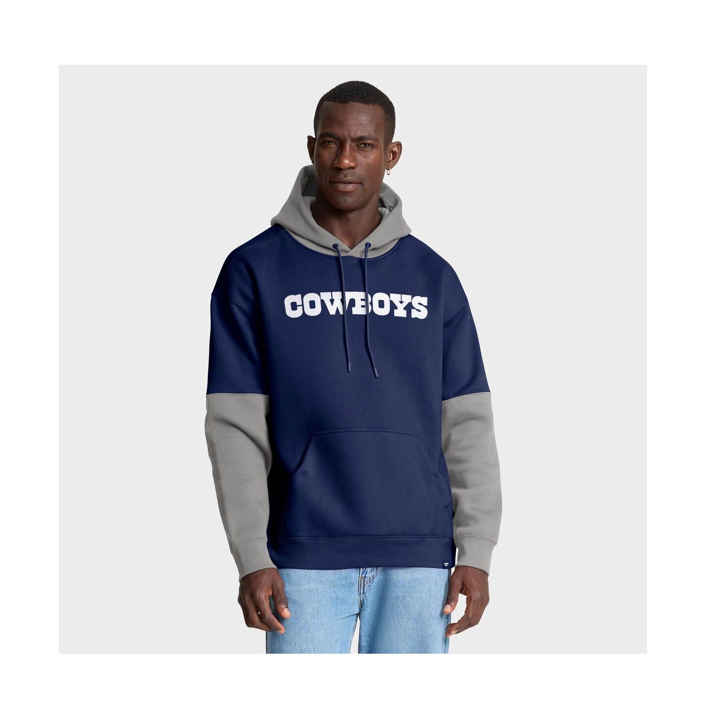 Мужское худи Fanatics Navy Dallas Cowboys Helmet Pullover — фото 2