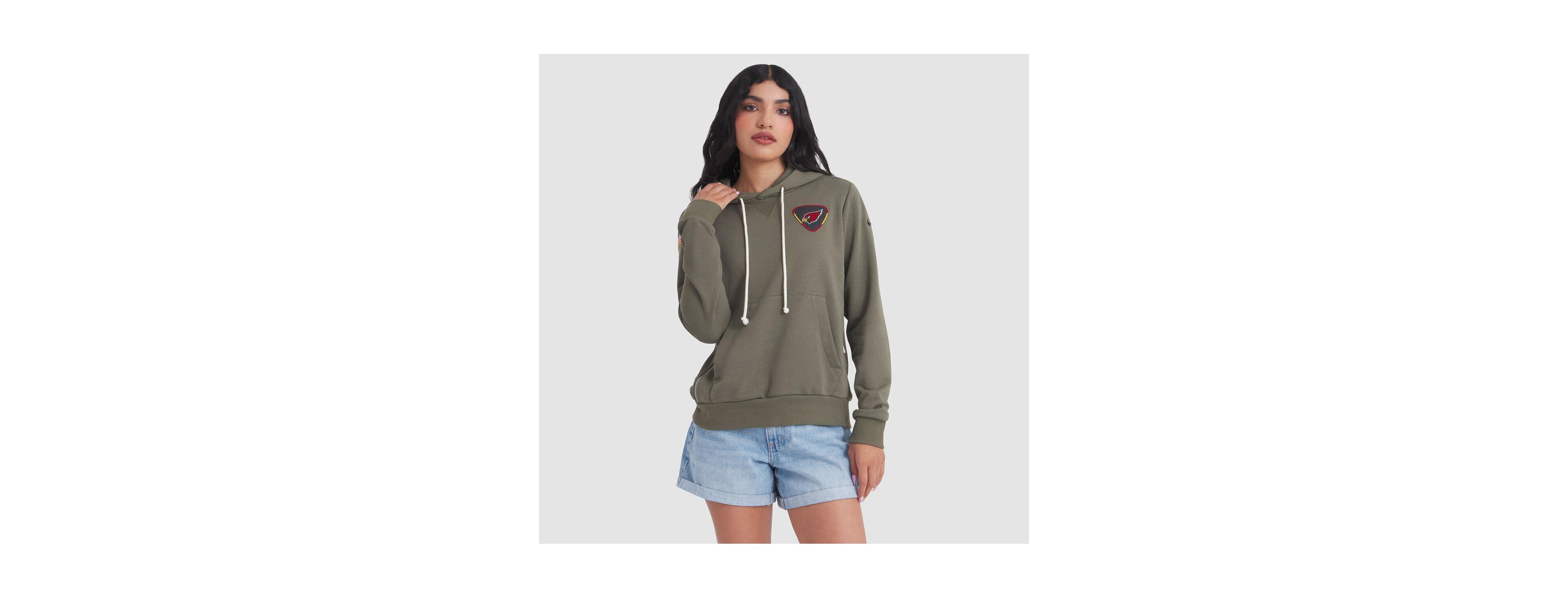 Nike Women's Olive Arizona Cardinals 2025 Salute to Service Sideline Standard Issue Dri-fit Hoodie