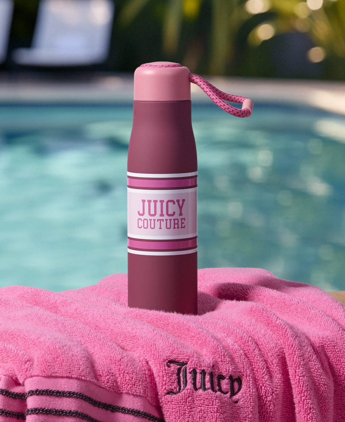 Juicy Couture Luxe Loop 17 oz. Water Bottle