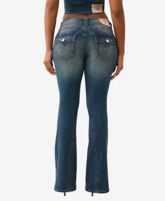 Women's Joey Low Rise Flare Flap Jeans