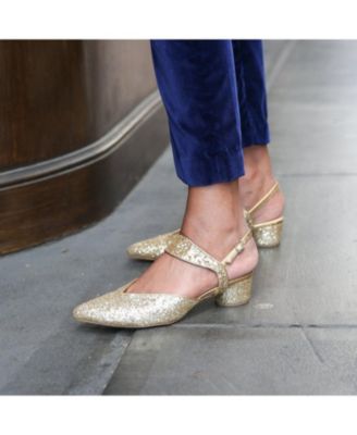 Women's Gatsby Glitter Elsie Customizable V Slide