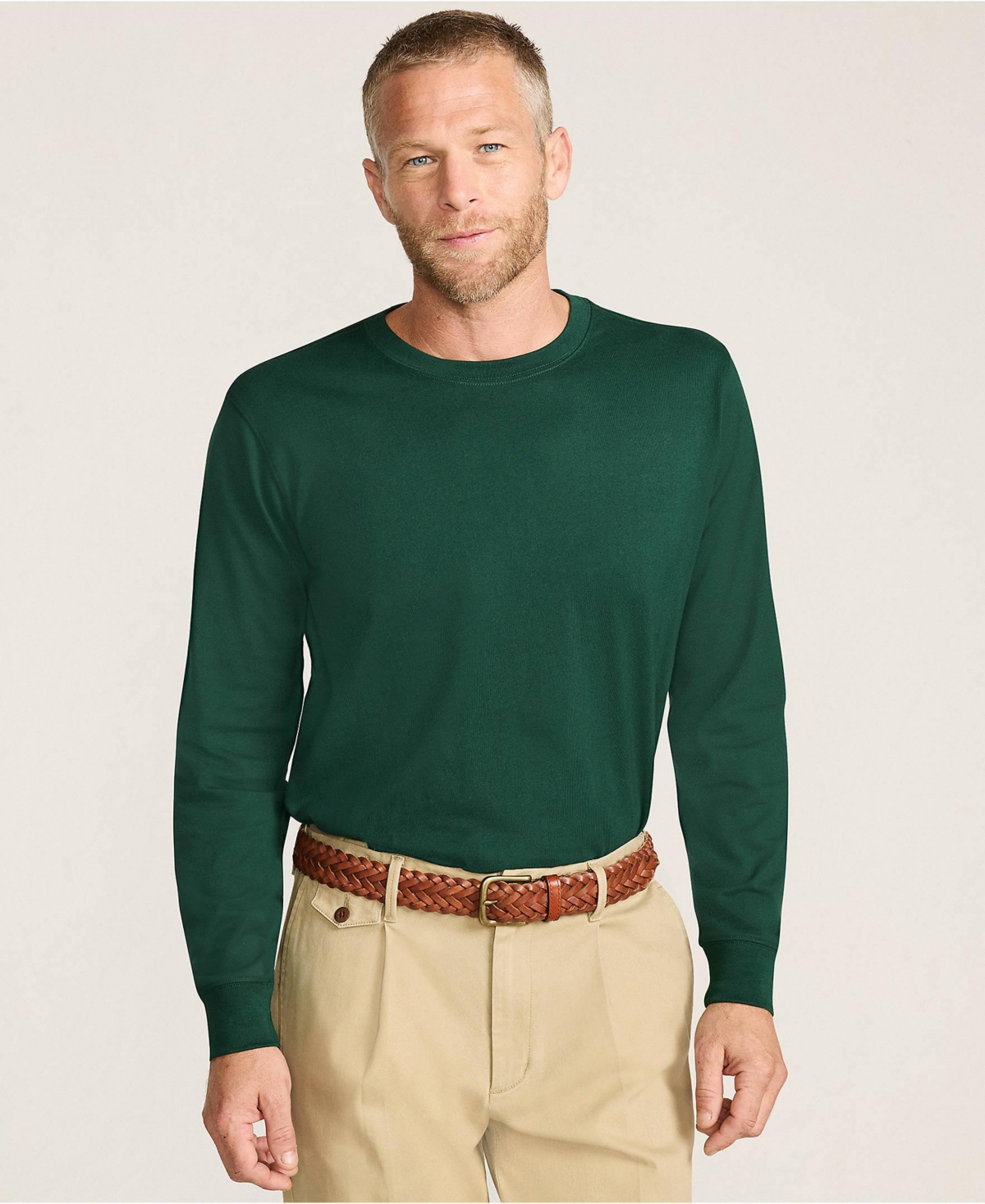 Lands' End Men's Super-t Long Sleeve T-Shirt