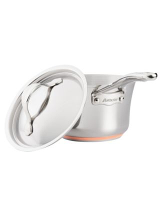 Nouvelle Copper Stainless Steel Cookware Set, 10 Piece 