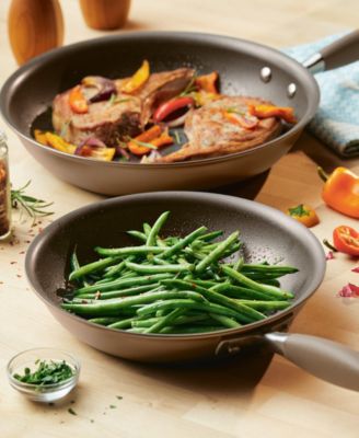 Advanced Home Hard-Anodized Nonstick Skillet Set, 2 Piece