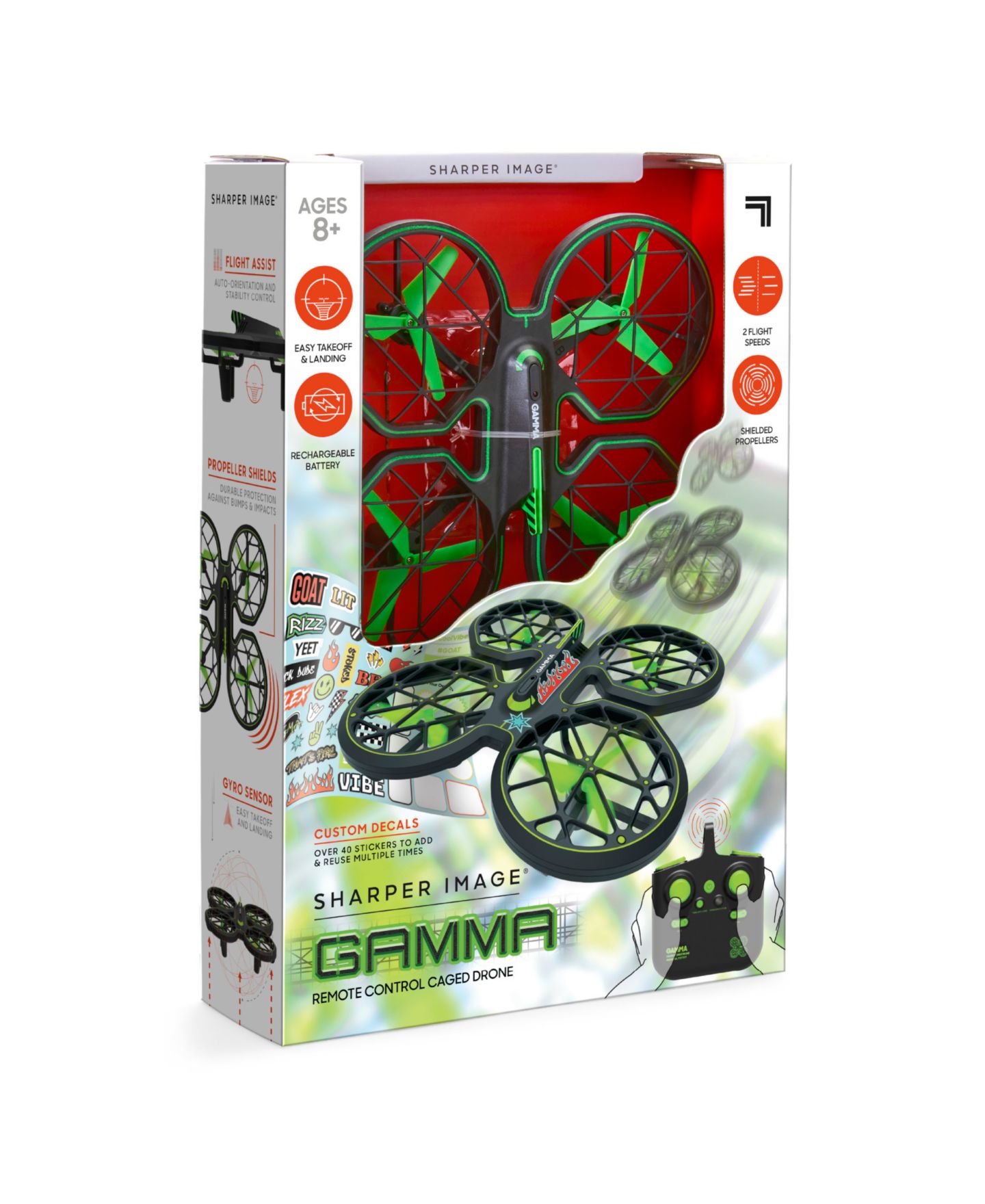 Детская игрушка Sharper Image Gamma RC Caged Drone, цвет: Разноцветный — фото 6