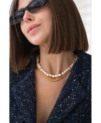 Ella Freshwater Pearl Necklace Set