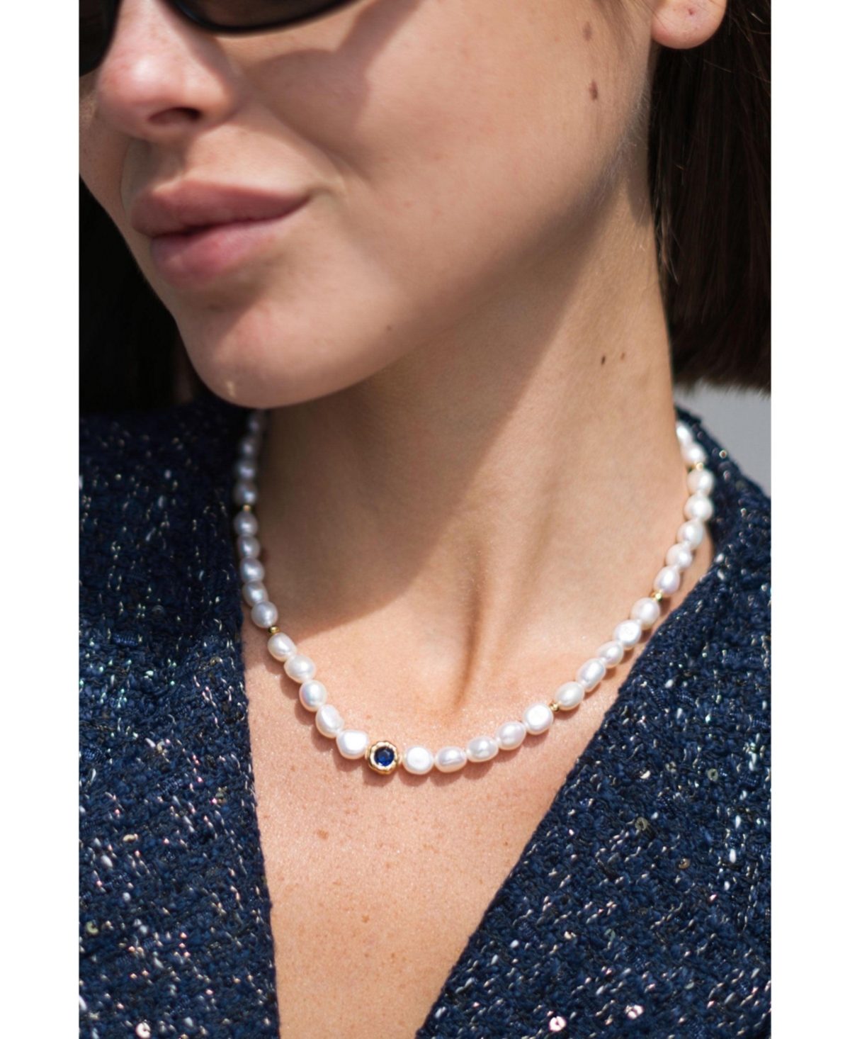 Classicharms Ella Freshwater Pearl Necklace Set