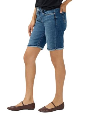 Women's Suki Mid Rise Curvy Fit Bermuda Shorts