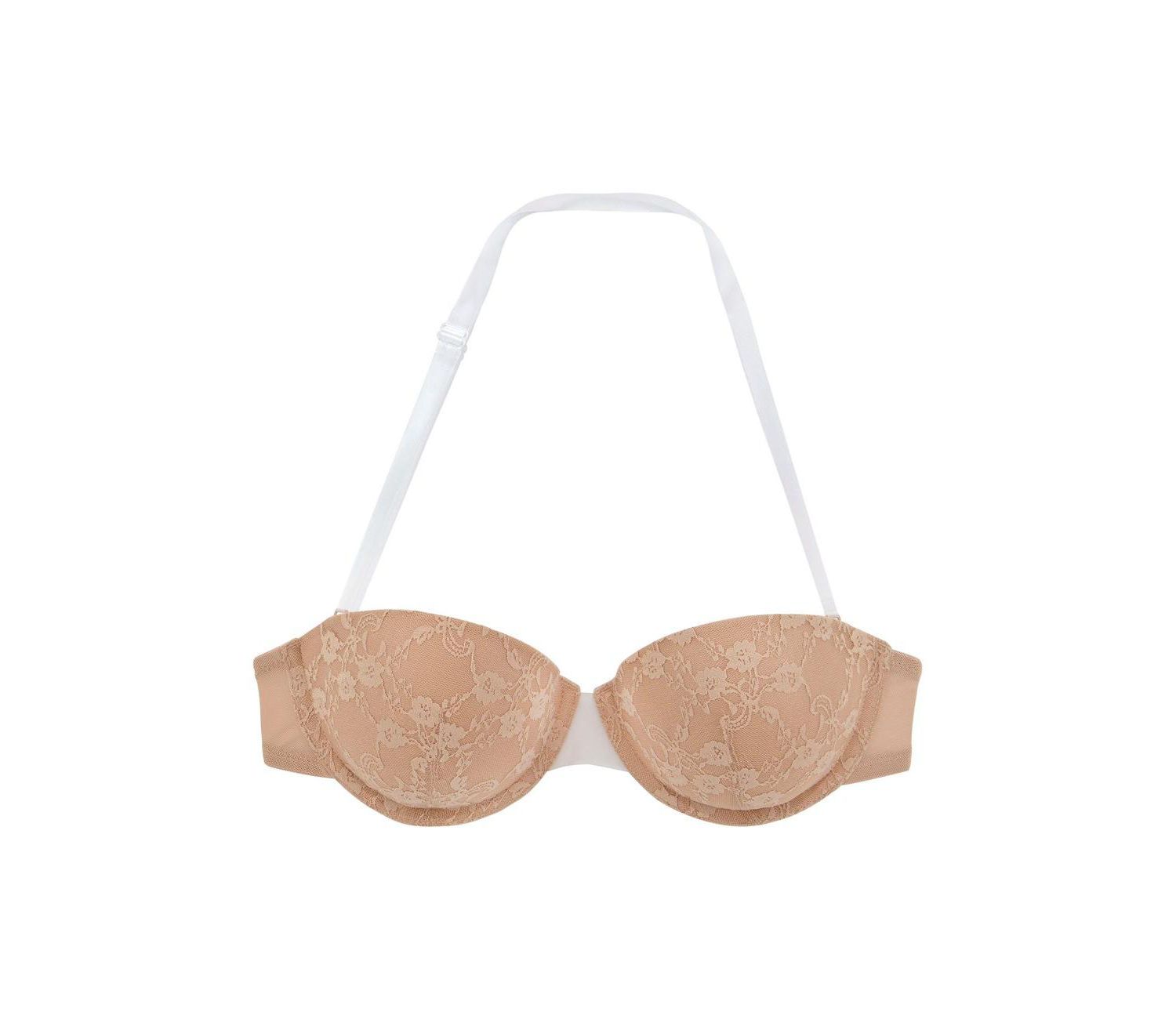 Women's Lace Accent Everyday Comfort Strapless Bra