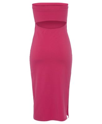 Women's Strapless Back Cutout Dress