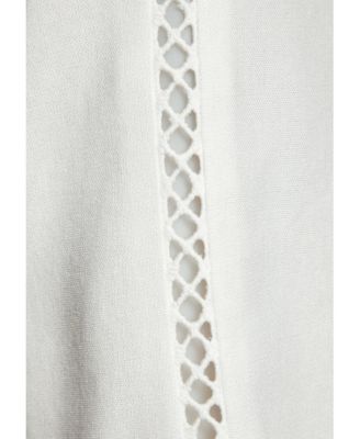 Women's Crochet Detail Blazer