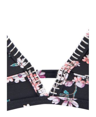 Women's Plunge Triangle Bikini Swimsuit Top Bra Sizing