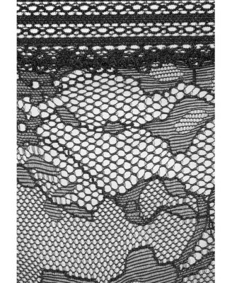 Women's Embroidered Lace Thong