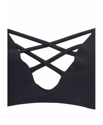 Women's Strappy Triangle Bikini Swimsuit Top Bra Sizing