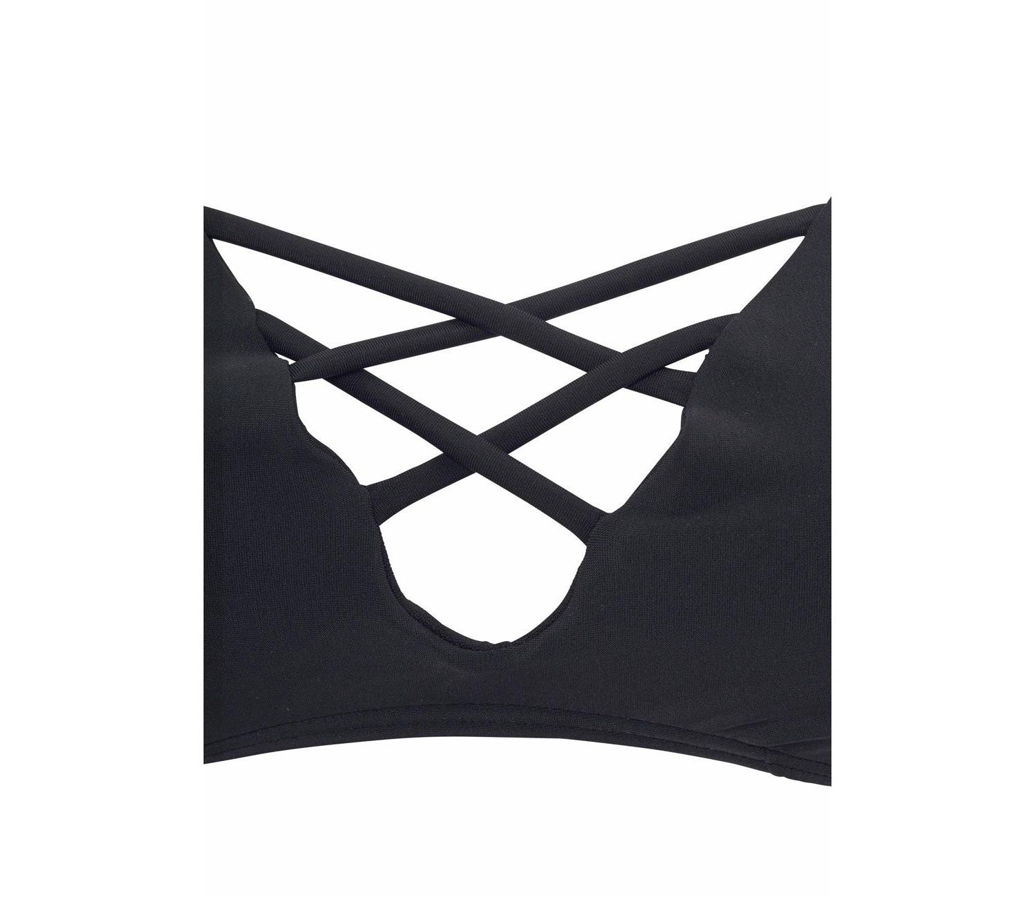 Women's Strappy Removable Pads Triangle Bikini Top