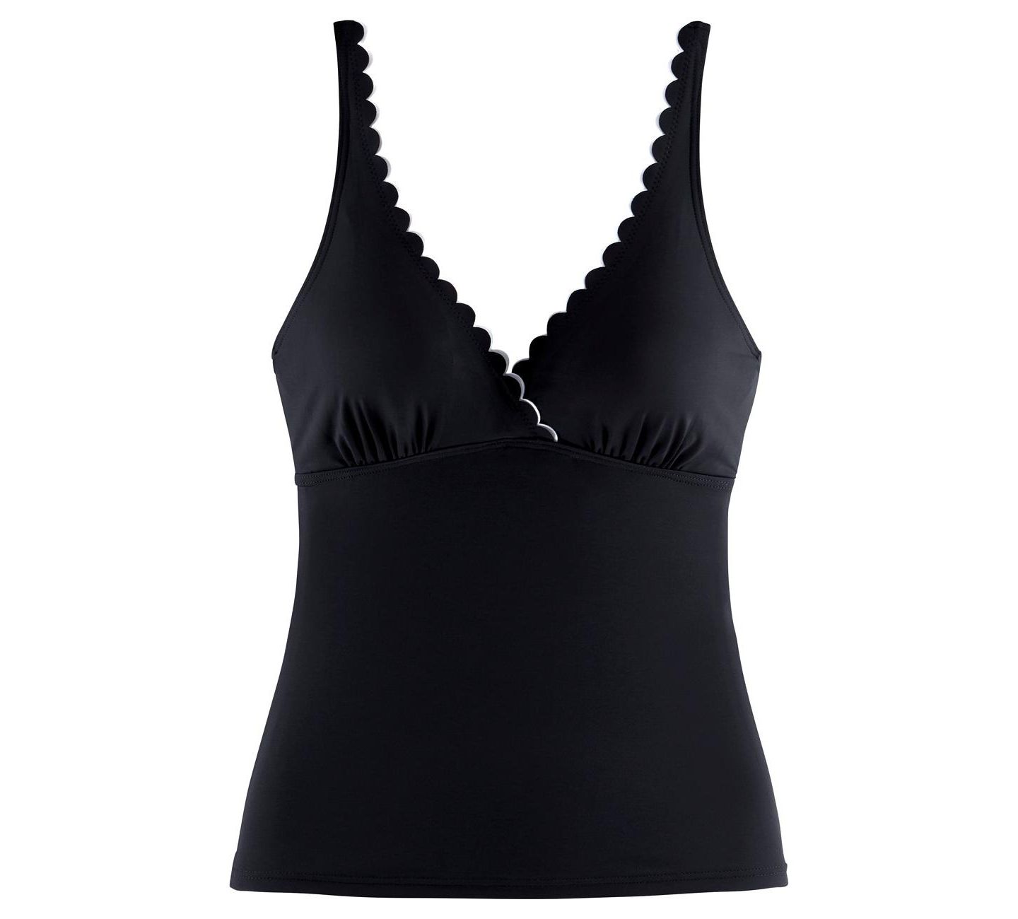 Верх бикини Tankini, на косточках — LASCANA, цвет: Bk — фото 3
