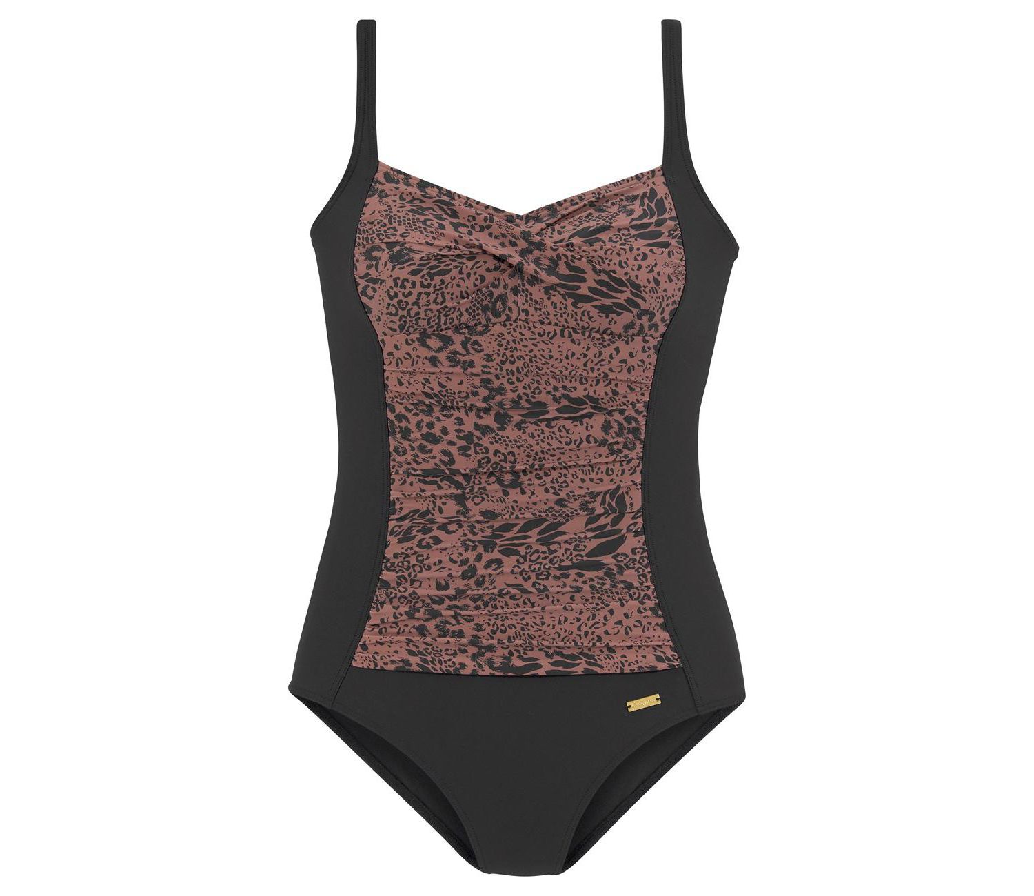 Women's Animal Print Tummy Control One-Piece Swimsuit
