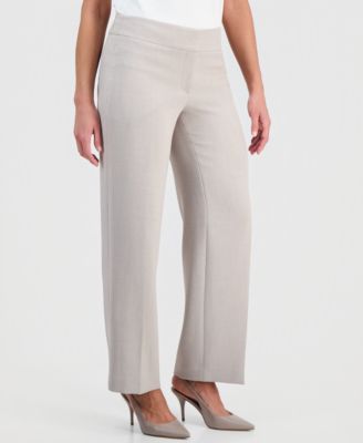 Women's Wide-Leg Smooth-Front Pants