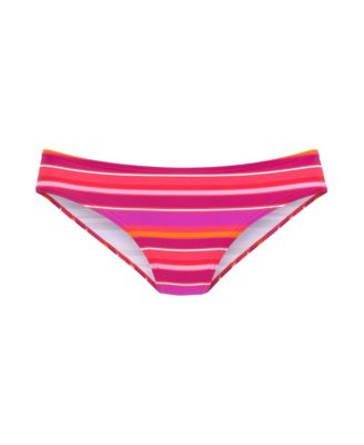 Women's Striped Classic Bikini Swimsuit Bottom