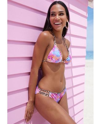 Women's Leopard Cheetah Floral Classic Bikini Swimsuit Bottom