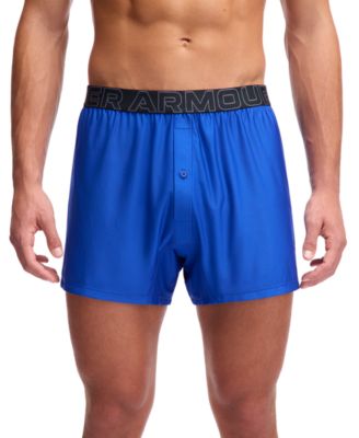 Men's 3-Pk. Solid Performance Tech Mesh 6" Boxers